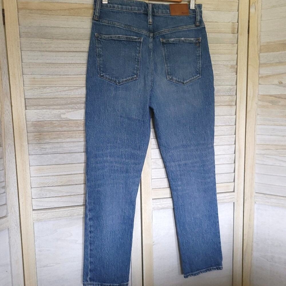 Madewell High Rise Slim Crop BoyJean Womens Size 26 Blue Jeans 28 / 29 WAIST